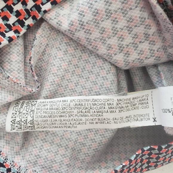 ZARA TRAFALUC Geometric Sleeveless Cut Out Romper Skorts SZ M - Picture 16 of 16